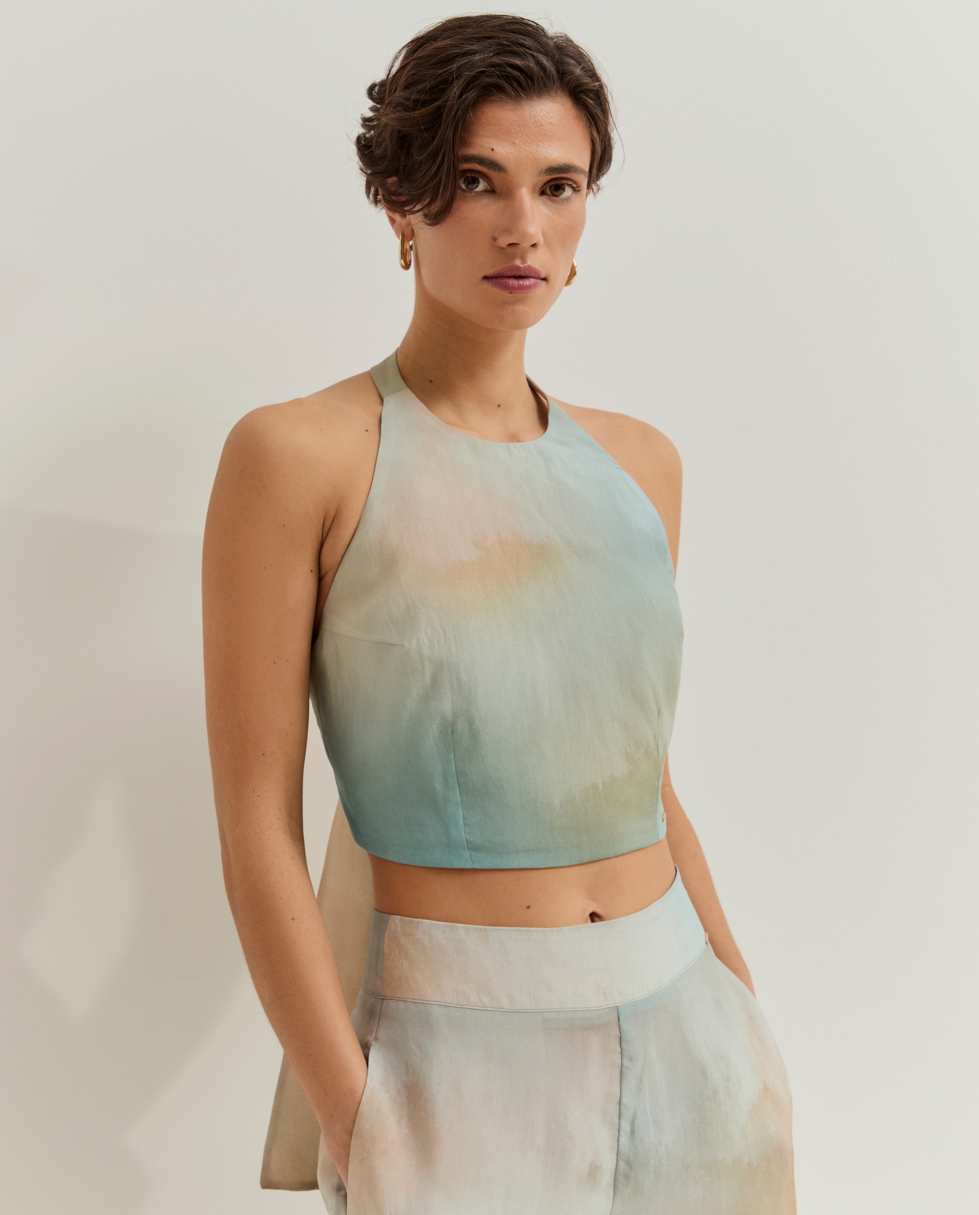 Imagem 0 de Top Halter em Lyocell com Laçada