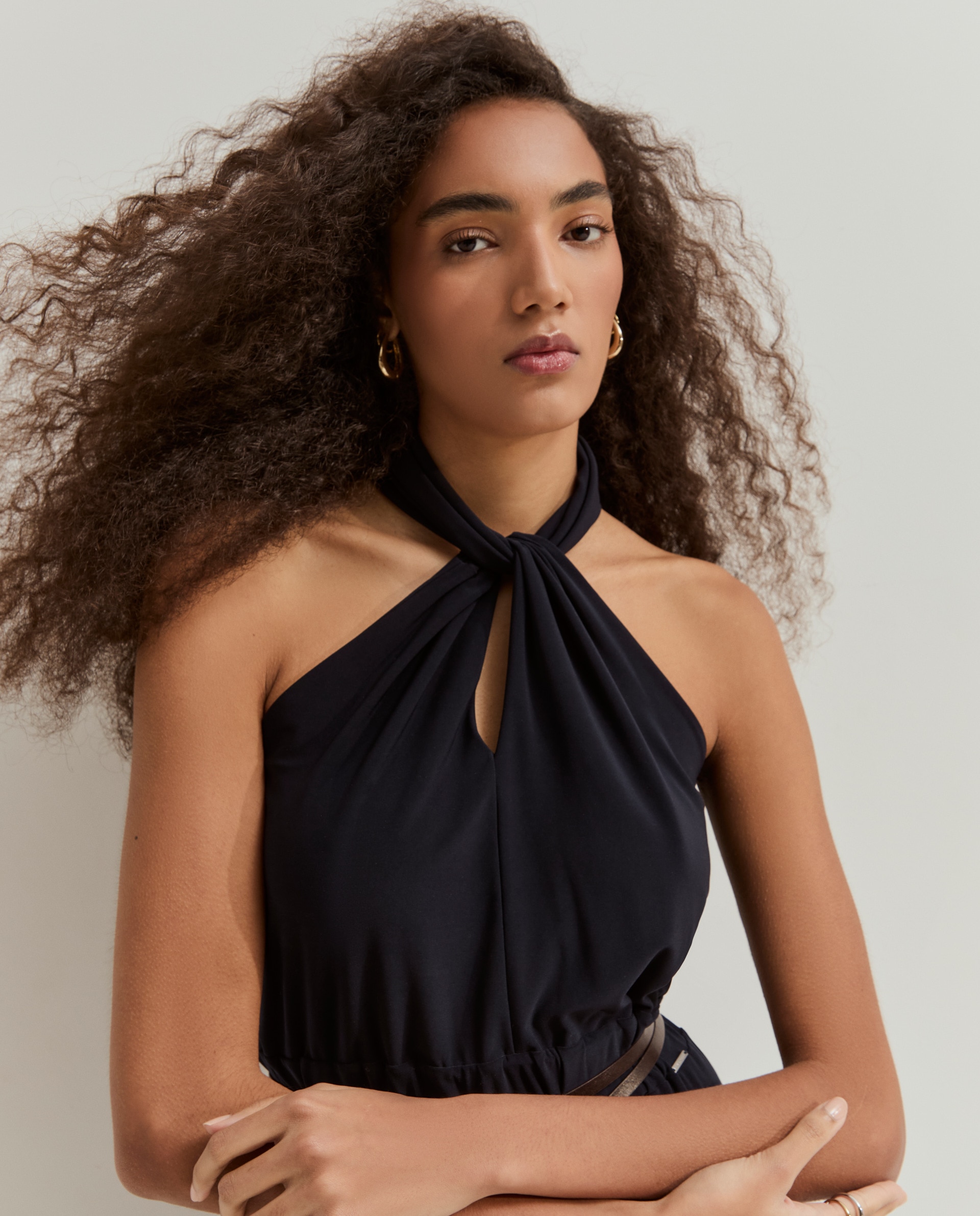 Vestido Halter Azul-marinho-2