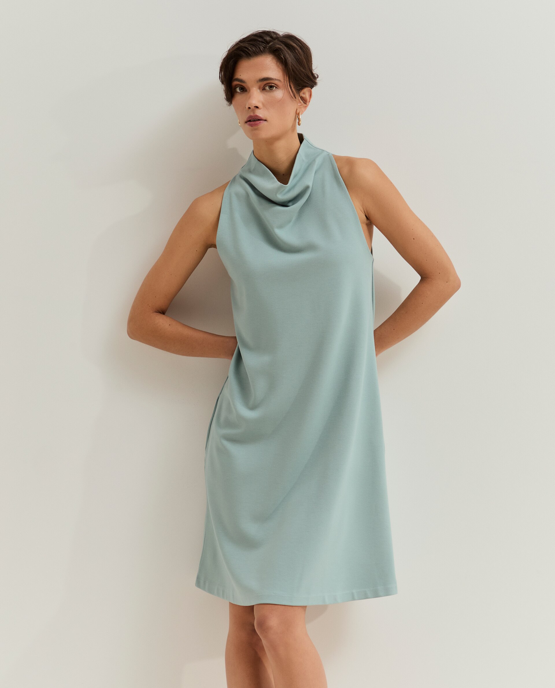 Vestido Curto Azul-2
