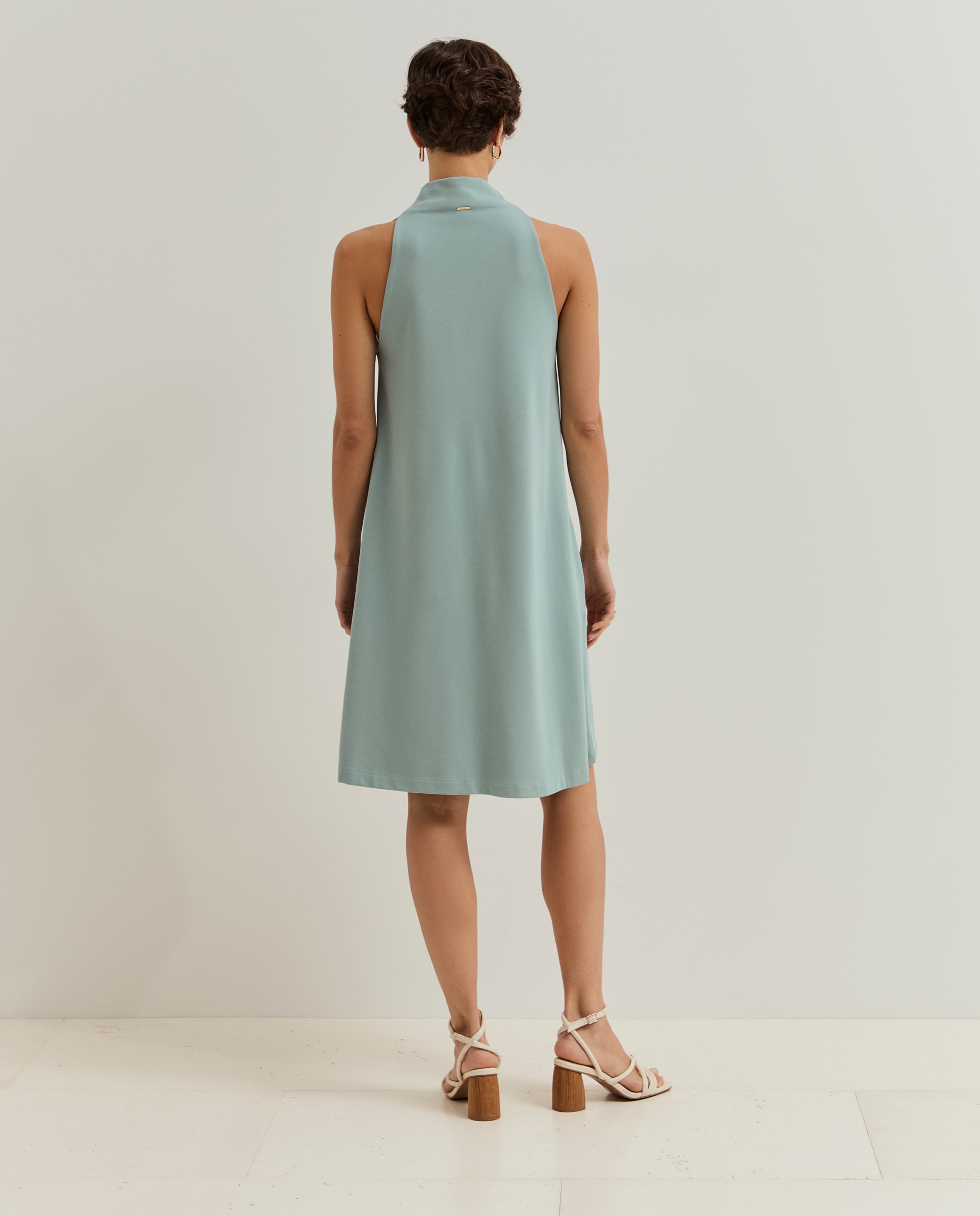 Vestido Curto Azul-3