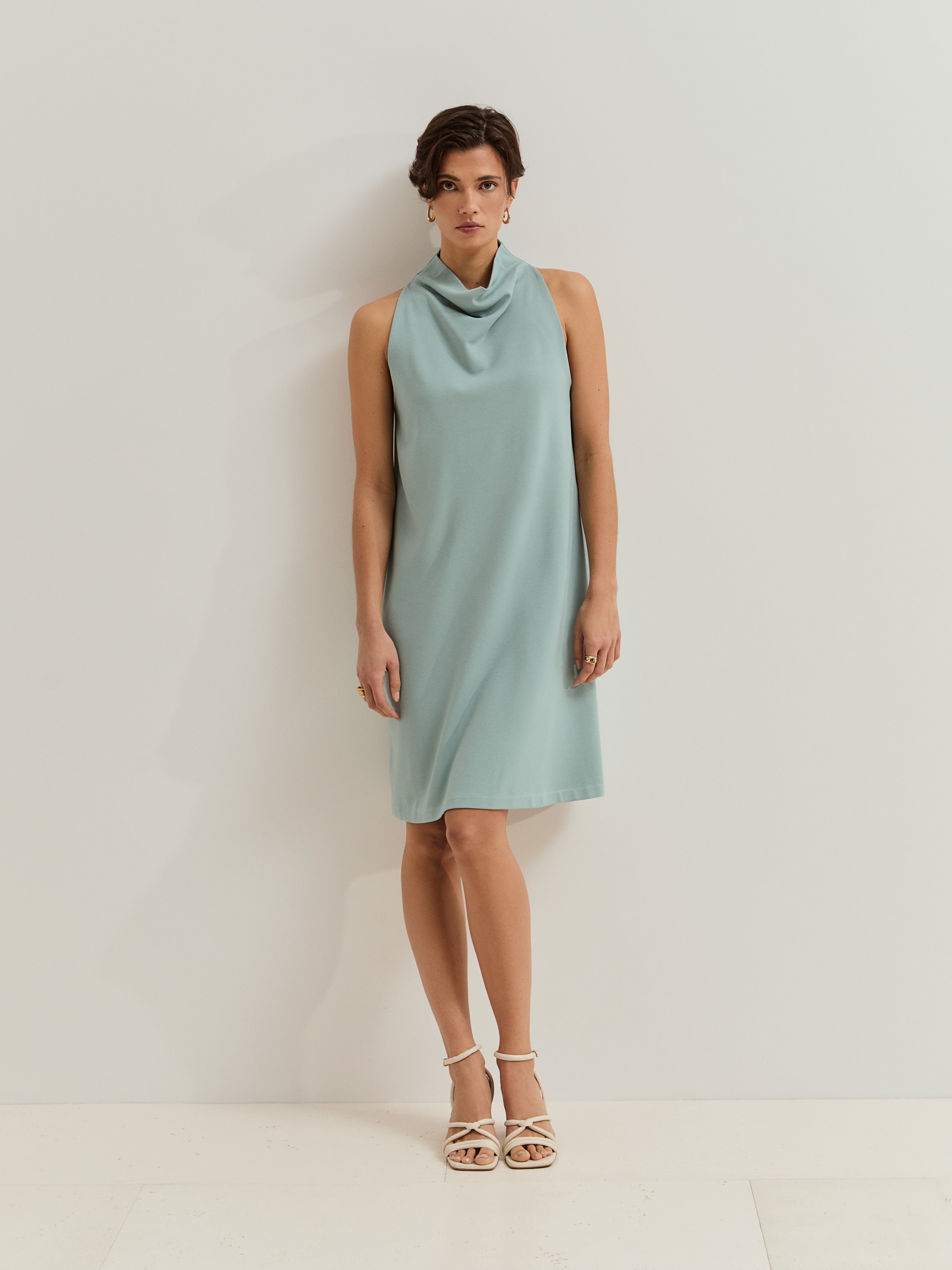 Vestido Curto Azul-4