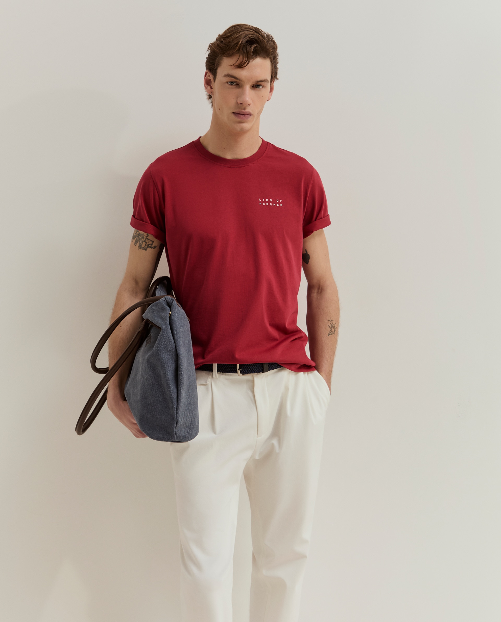 Imagem 0 de T-shirt de manga curta em algodão