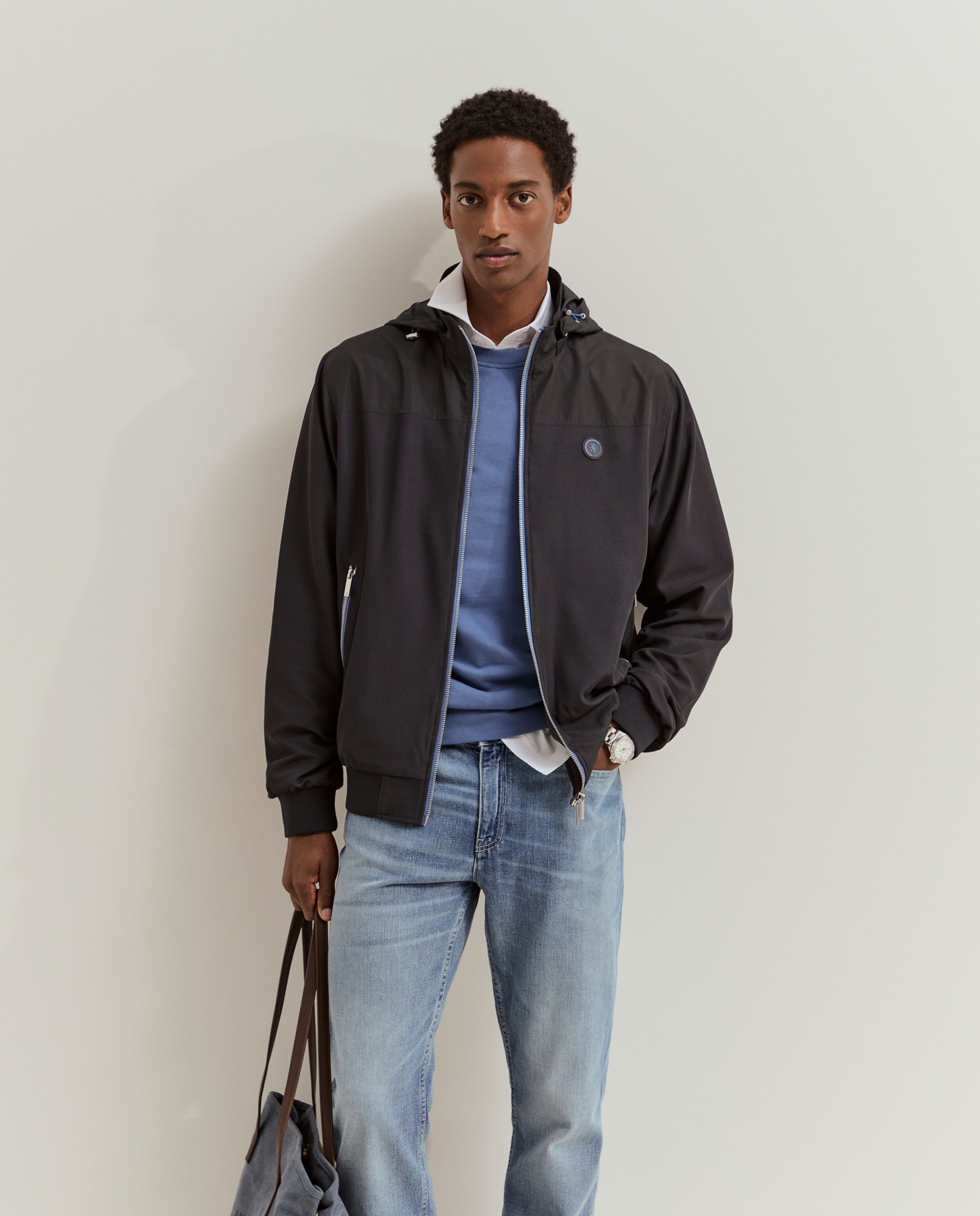 Imagem 0 de Blusão com capuz removível