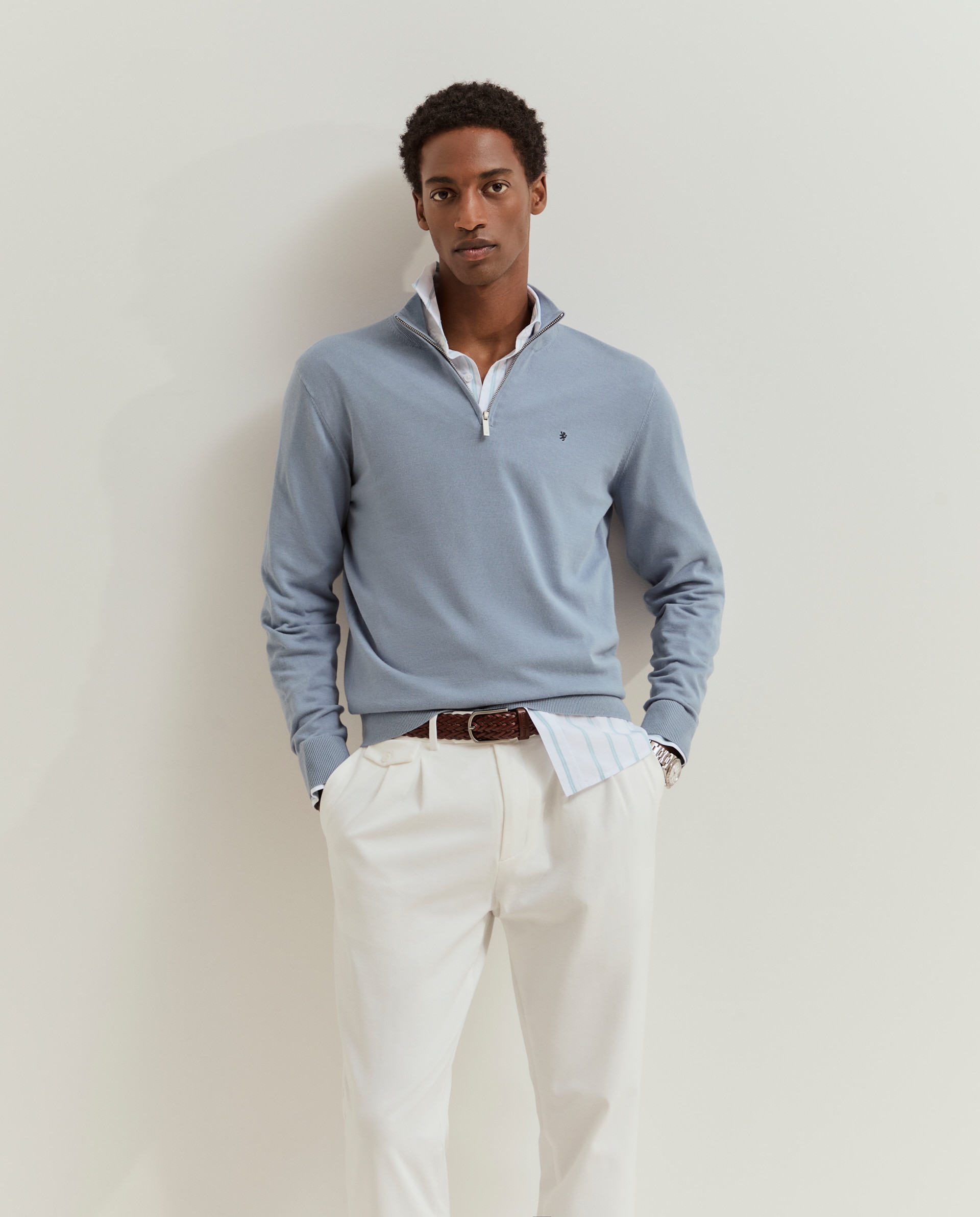 Imagem 0 de Camisola de manga comprida em algodão