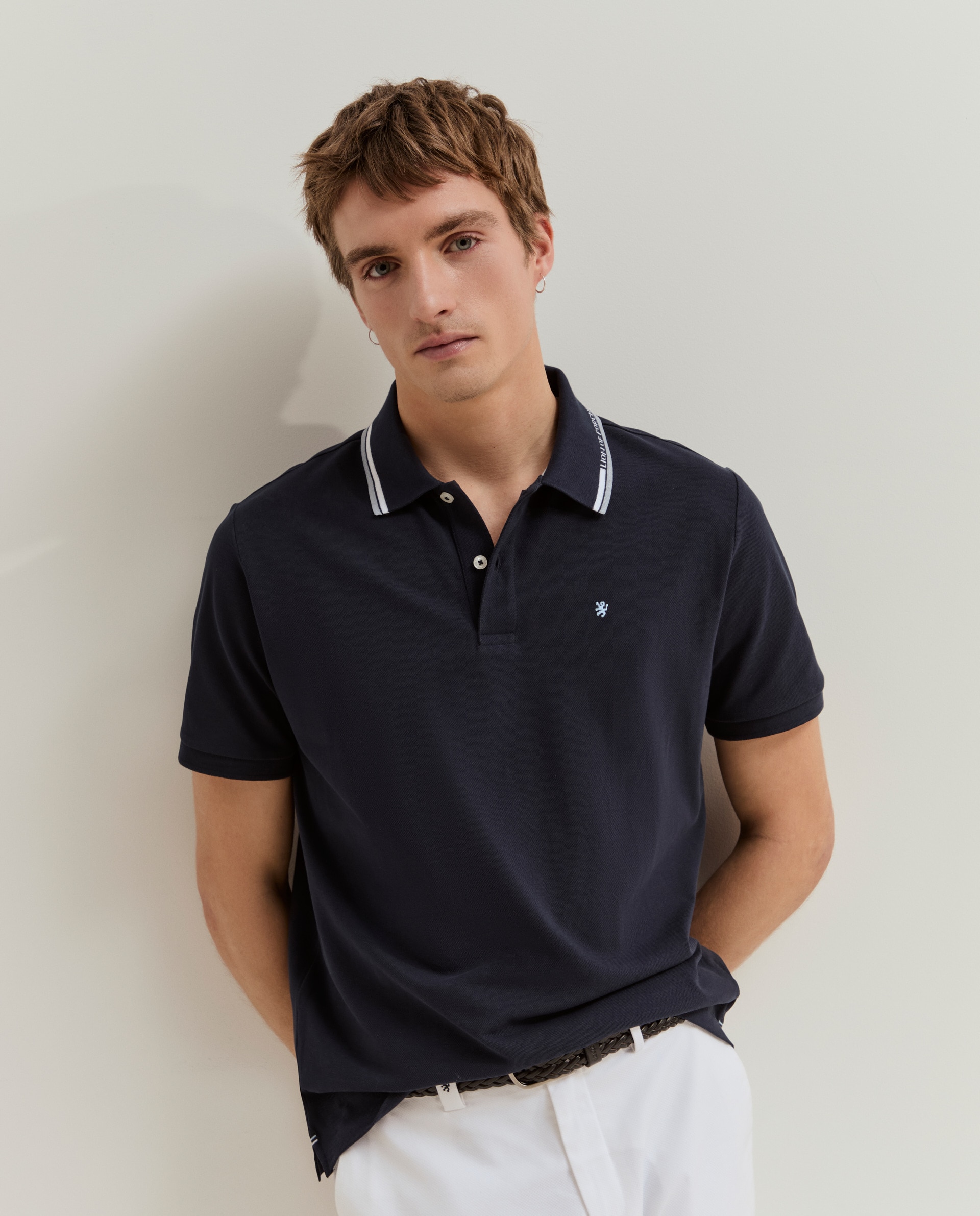 Imagem 0 de Polo de manga curta em algodão