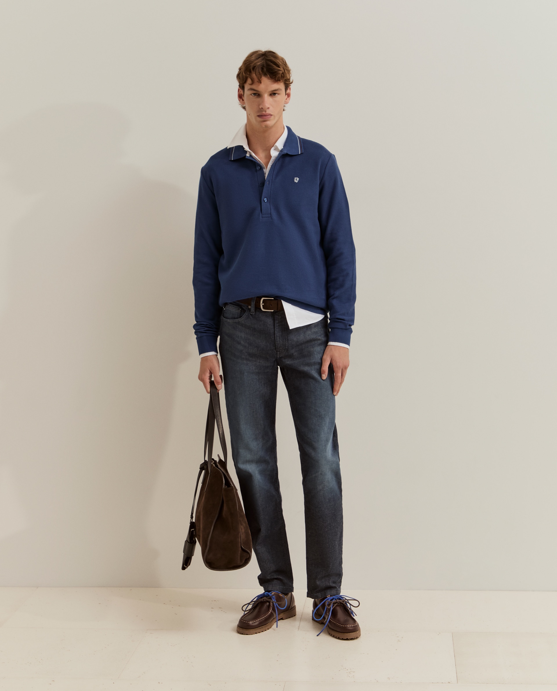 Imagem 0 de Jeans com Corte Slim Fit e Lavagem