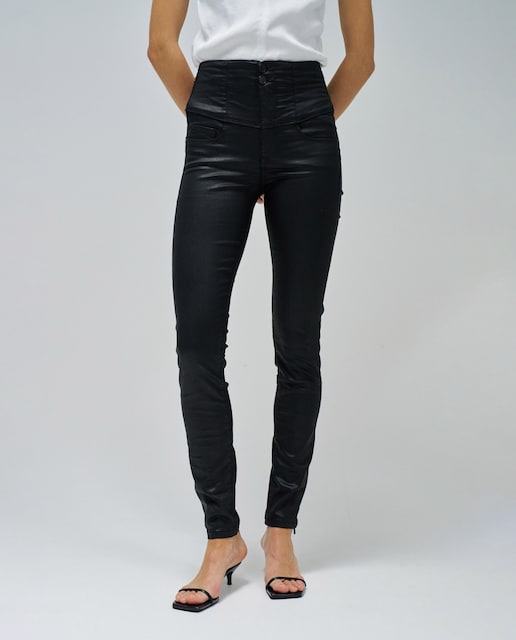 Imagem 0 de Jeans Skinny Diva Push In com Efeito Coating