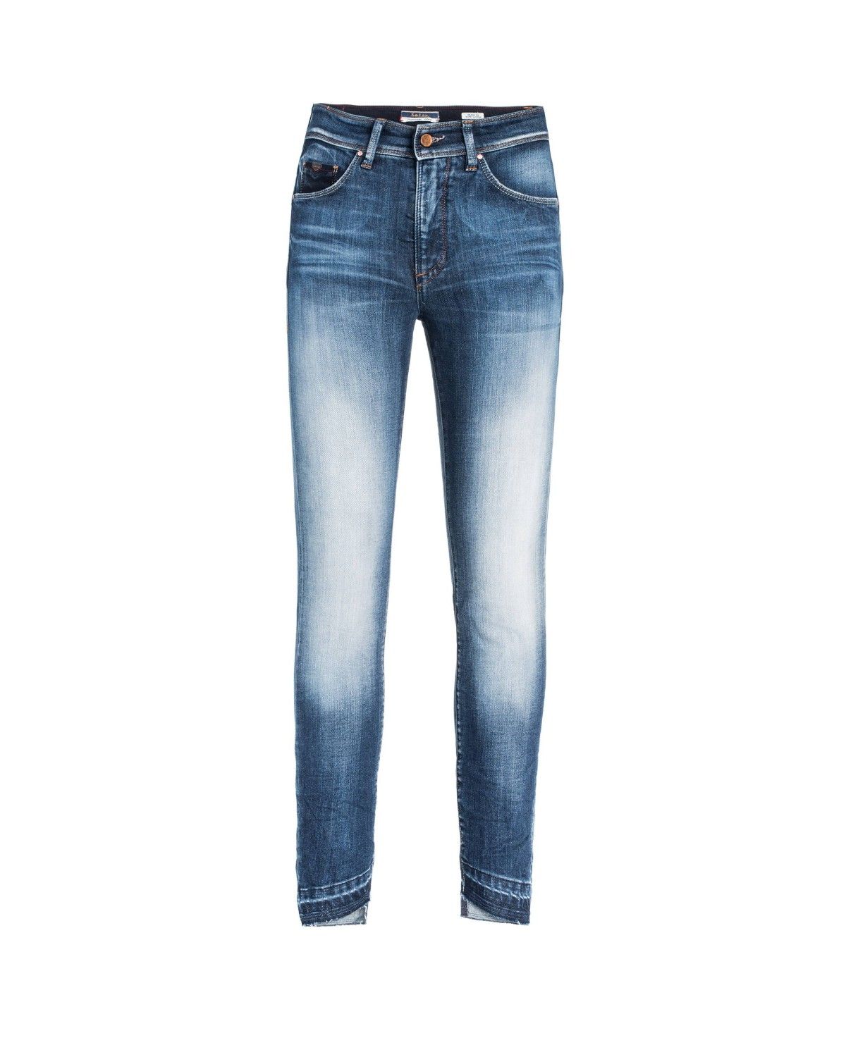 Jeans Faith Push In Cropped Skinny Azul-6