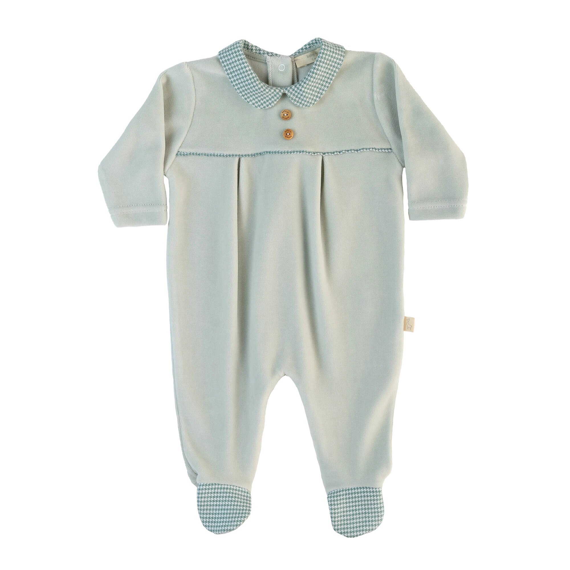 Babygrow com Botões Baby Gi Verde-menta-1
