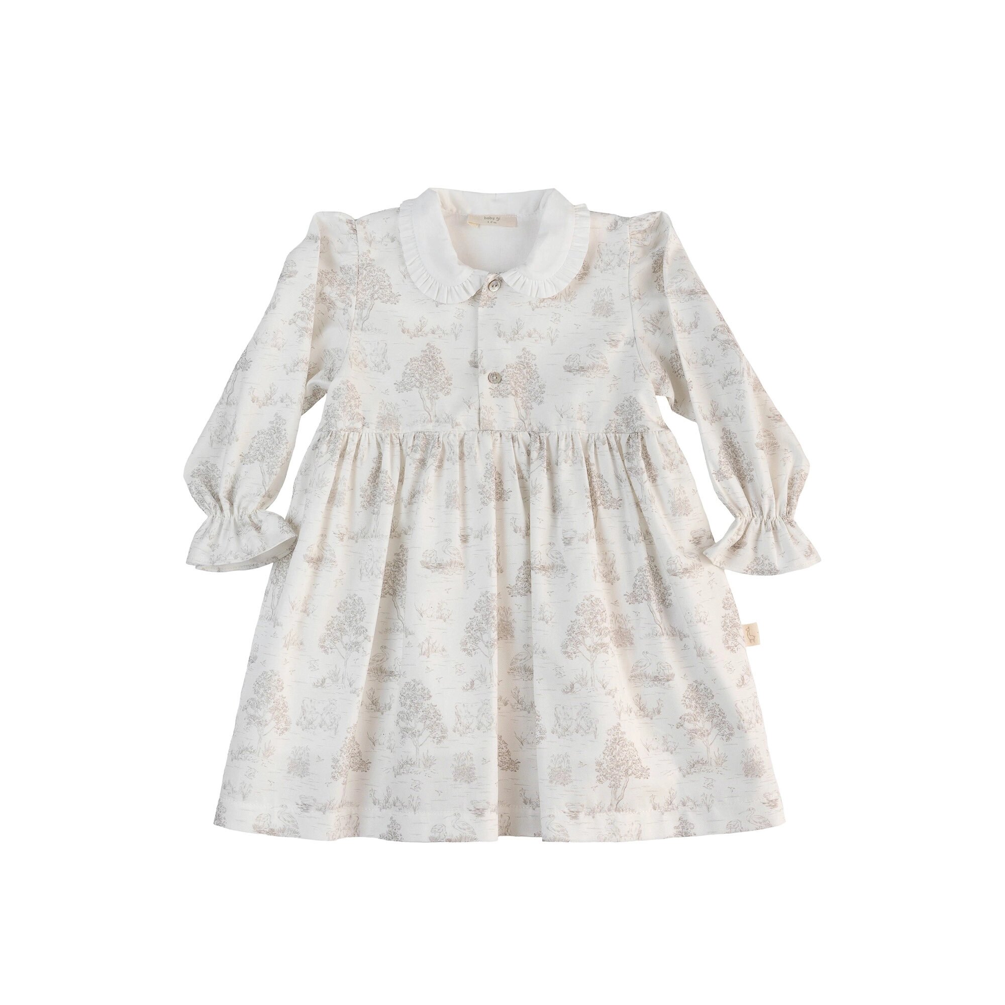 Imagem 0 de Vestido com Gola em Folho