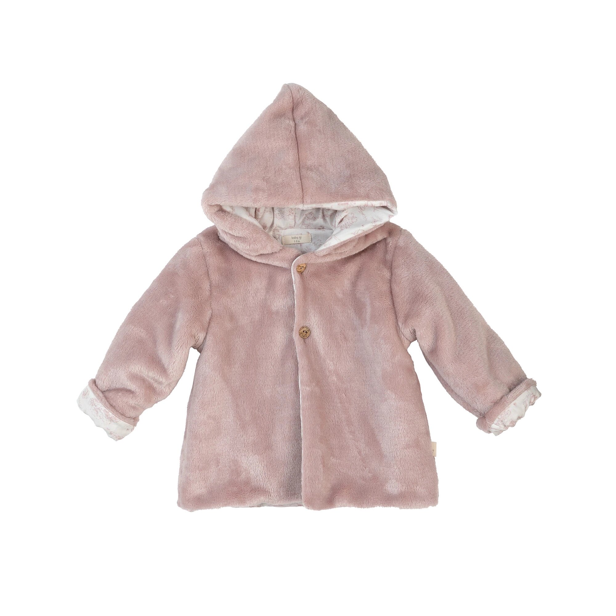 Imagem 0 de Casaco em Pêlo Sintético com Capuz