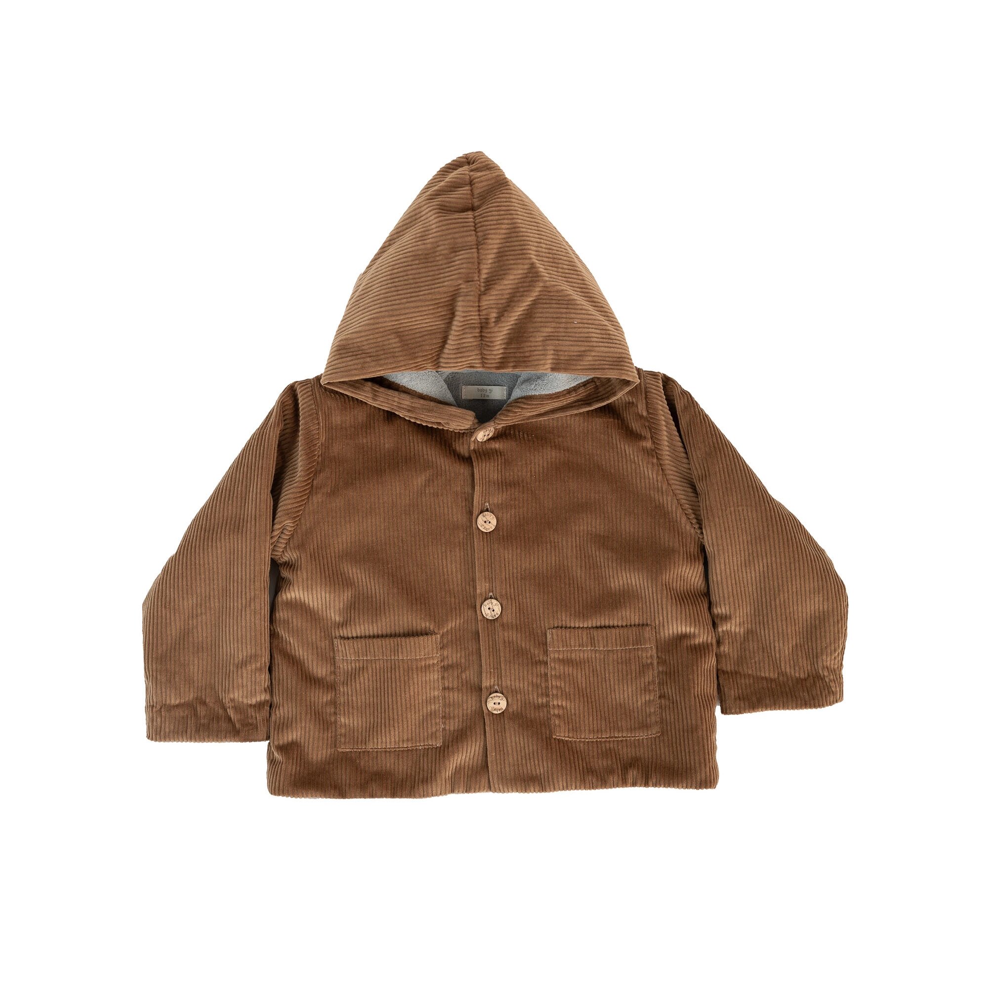 Imagem 0 de Casaco em Bombazine Forrado em Pêlo