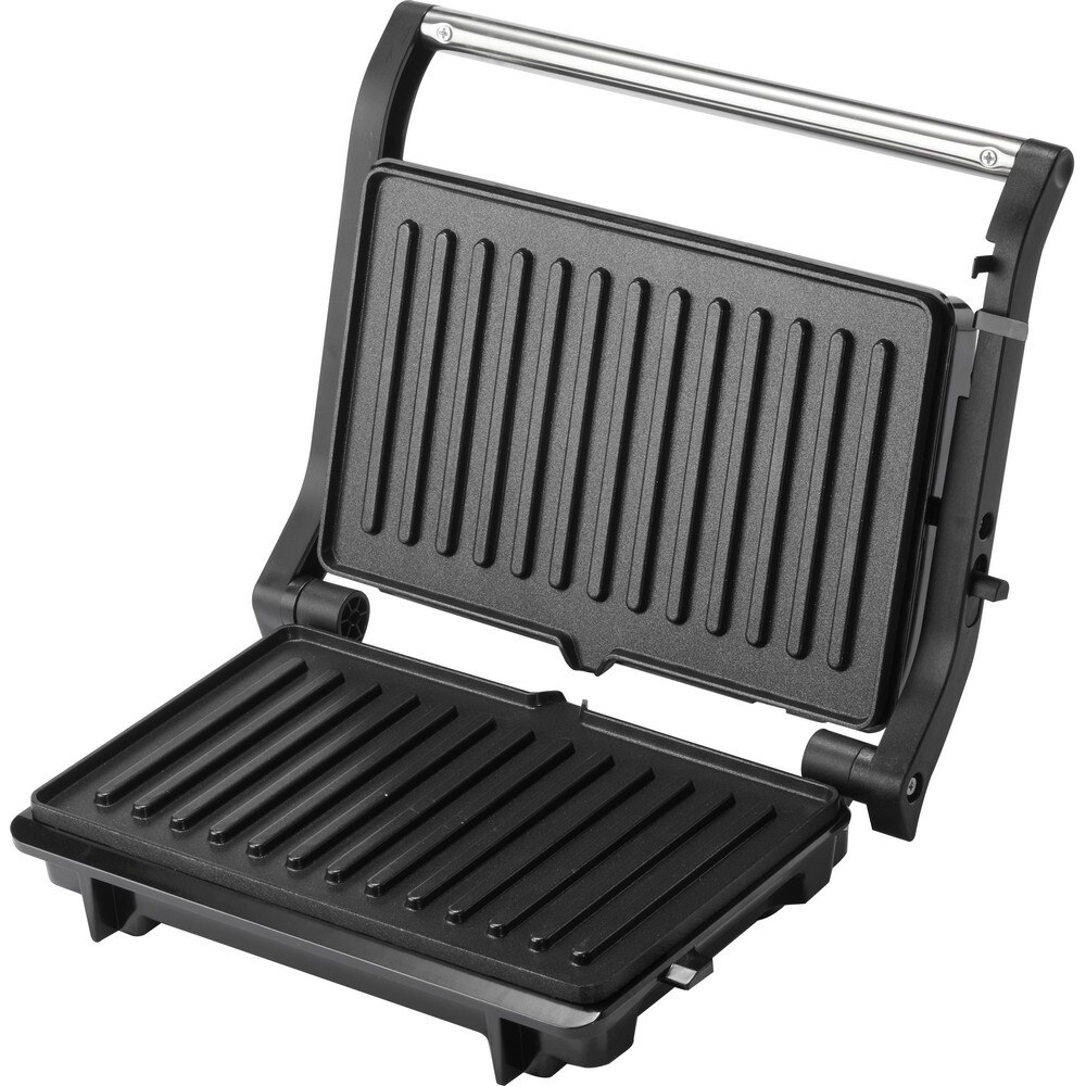Grelhador Elétrico Beltax BSG2217; 1000W; 23 x 14,5 cm Cinzento-2