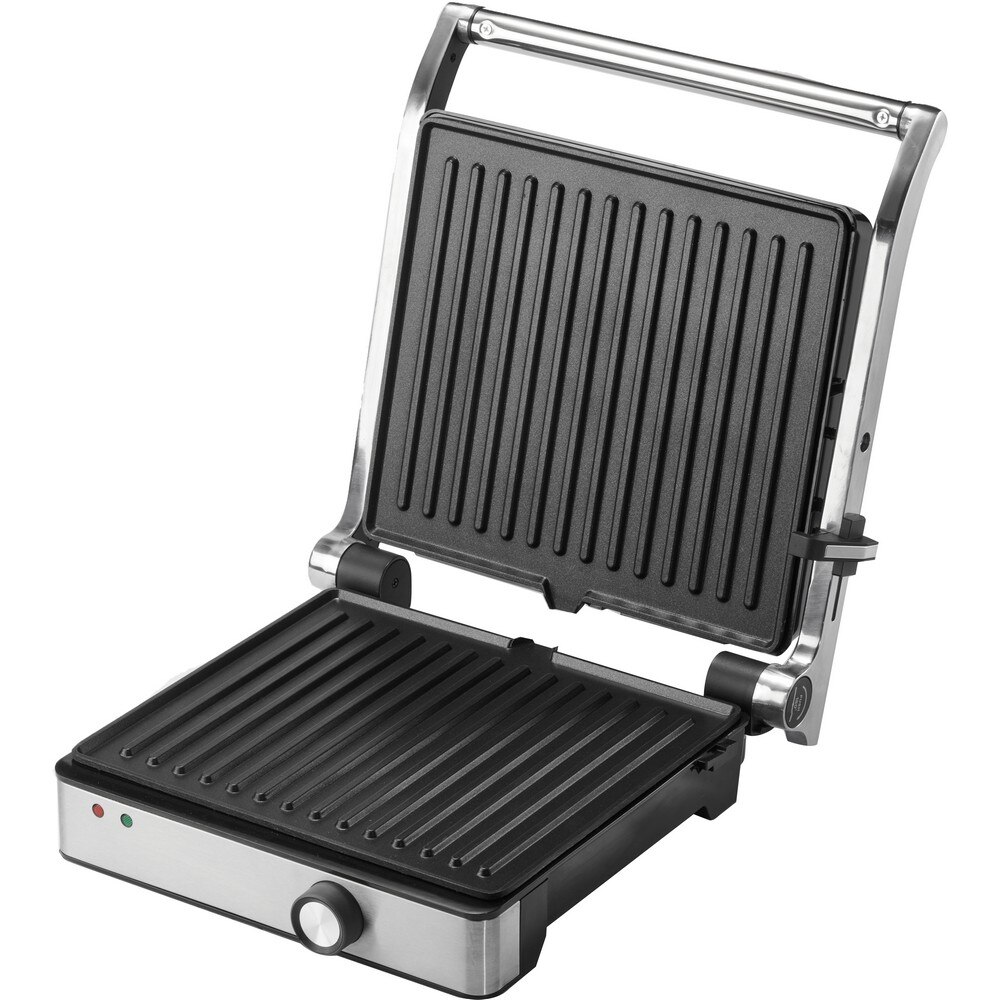 Grelhador Elétrico Beltax BSG2218; 2000W; 29 x 26 cm Cinzento-2