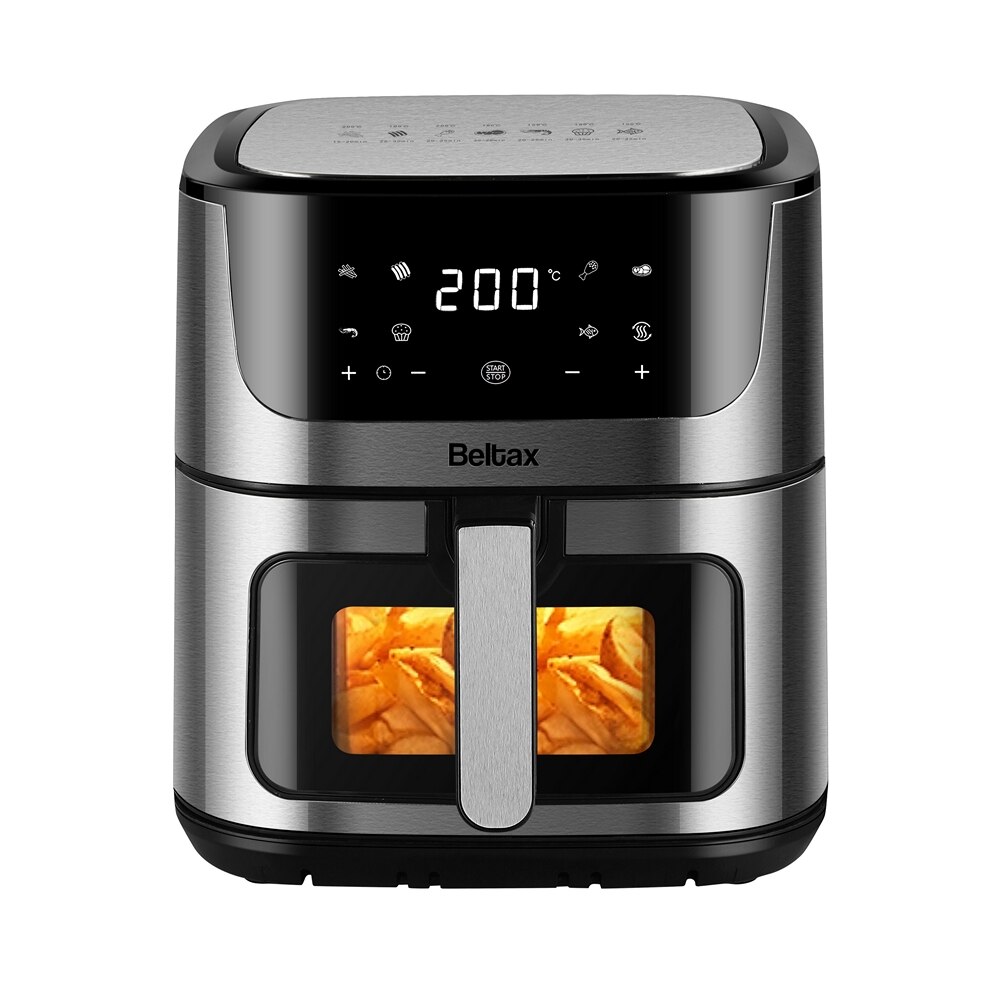 Fritadeira Ar Quente Beltax BHF5085, 8L, 1800W Cinzento-2