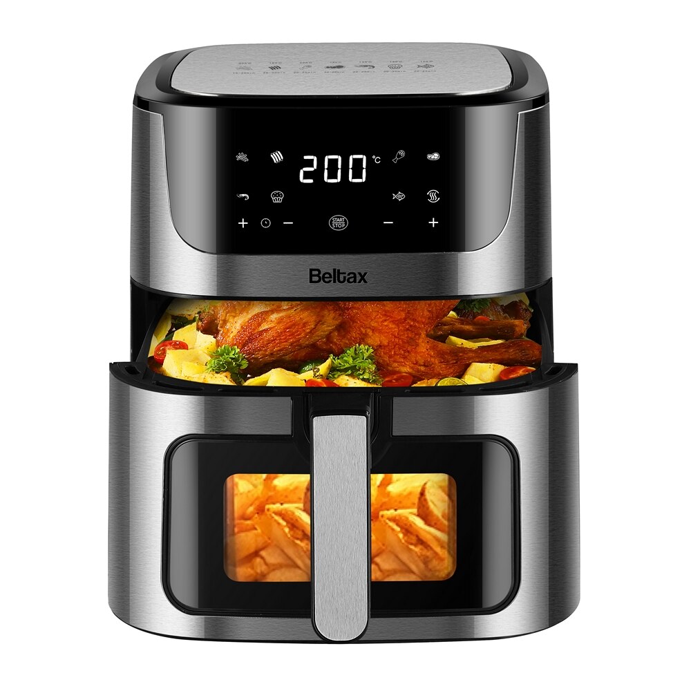 Fritadeira Ar Quente Beltax BHF5085, 8L, 1800W Cinzento-3