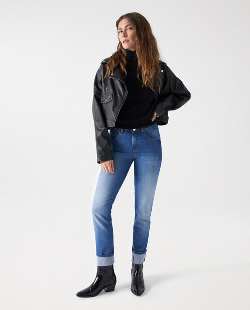 Imagem 0 de Jeans Secret Push In Slim Soft Touch de Perna Justa