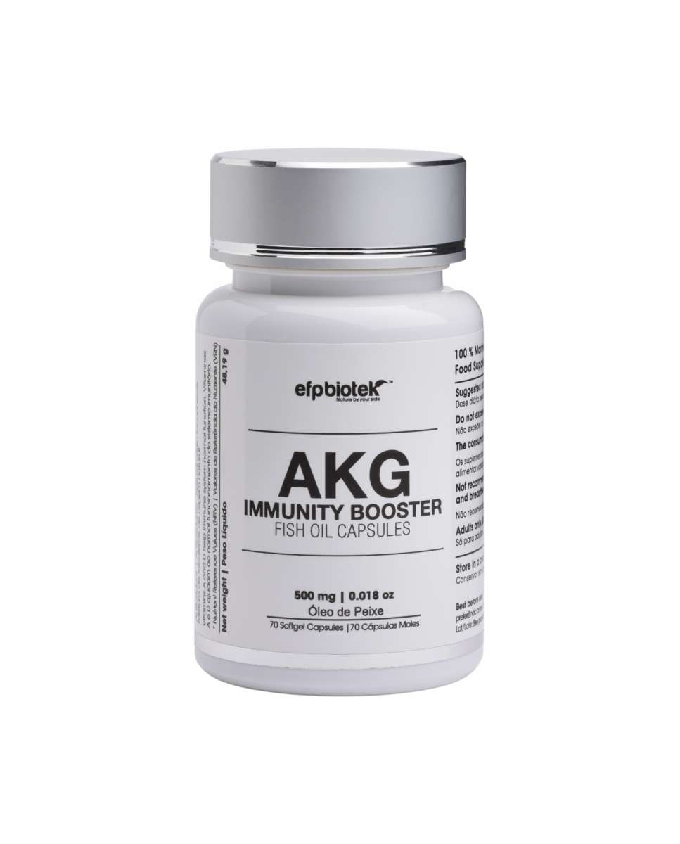 Imagem 0 de AKG Immunity Booster, 70 cápsulas, 500mg