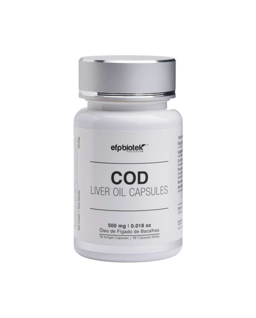 Imagem 0 de Cod Liver Oil, 70 cápsulas, 500mg