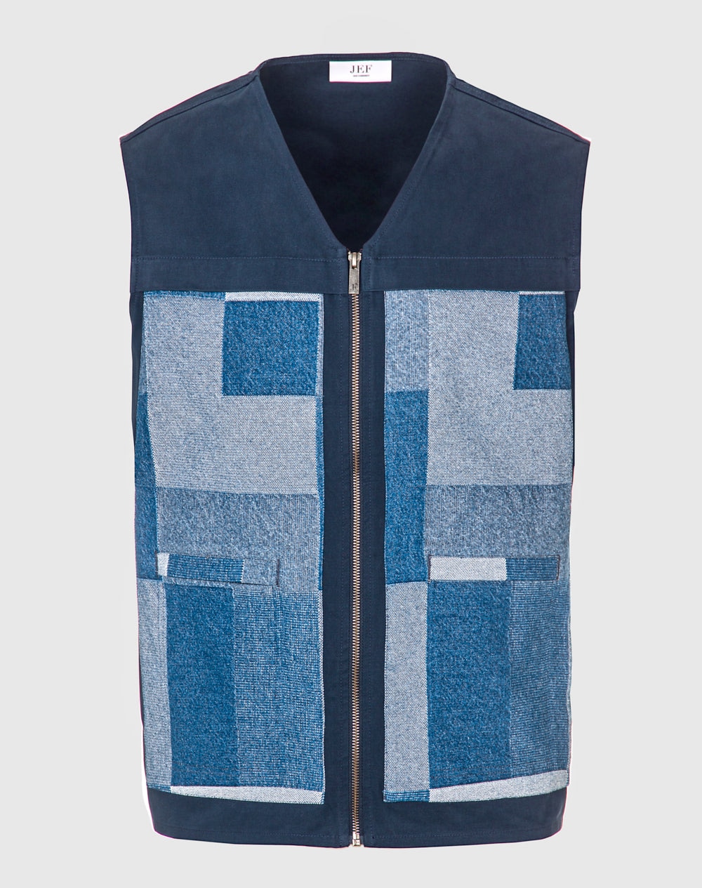 Imagem 0 de Colete Norris com patchwork 100% algodão orgânico