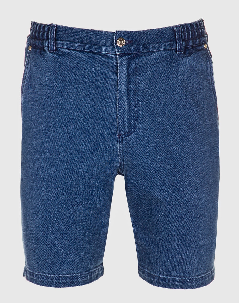 Calção Naor regular fit em denim Azul-marinho-1