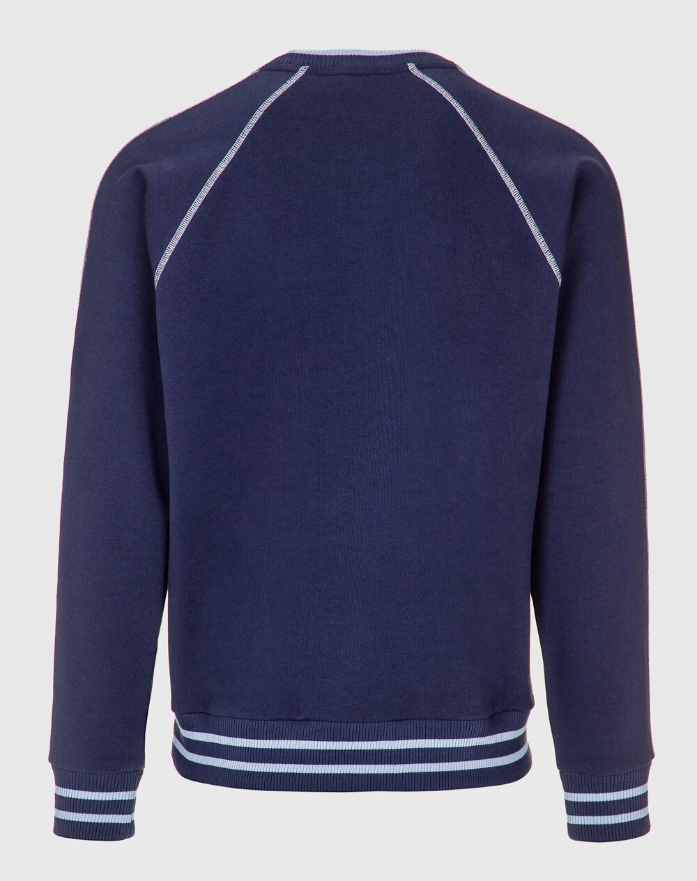 Sweat manga raglan Nazário 100% algodão orgânico Azul-marinho-3