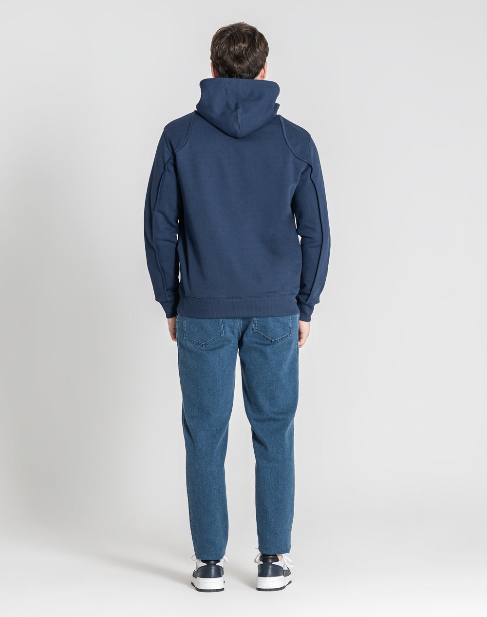 Hoodie Norman 100% algodão orgânico Azul-marinho-4
