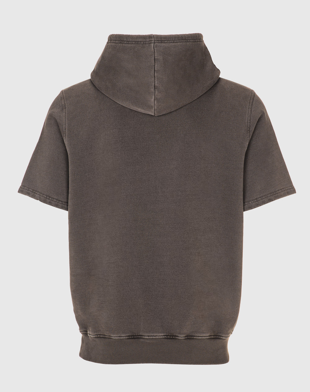 T-shirt de capuz Niraj com acabamento dye fast Castanho-escuro-3