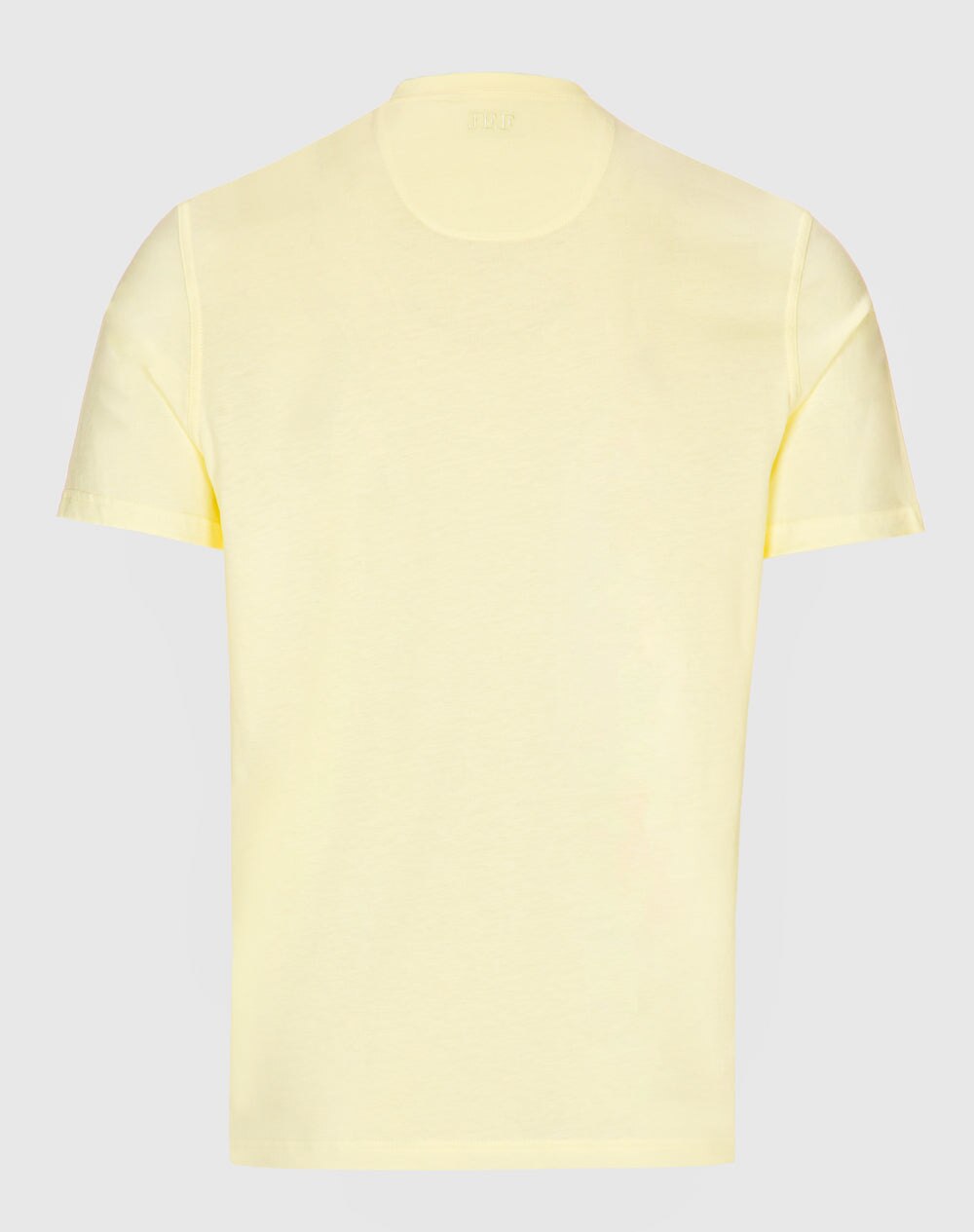 T-shirt de decote redondo Nicolau em algodão orgânico Amarelo-3