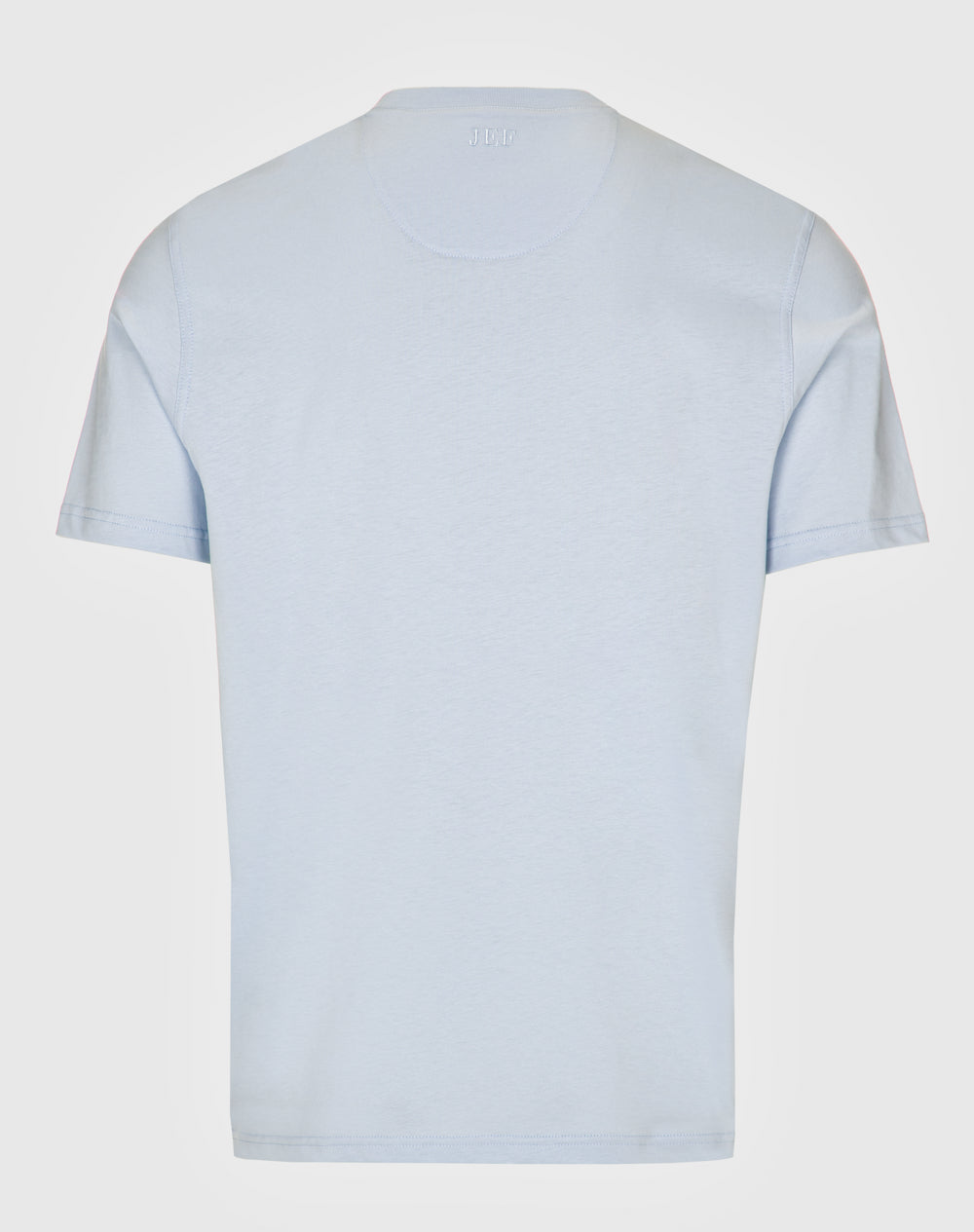 T-shirt de decote redondo Nicolas em algodão orgânico Azul-claro-3