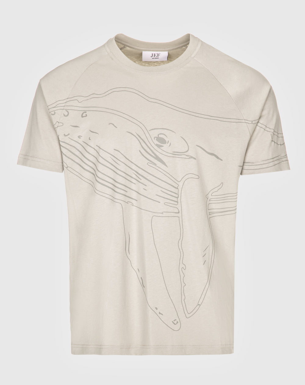 Imagem 0 de T-shirt manga raglan Nasser com desenho de cachalote