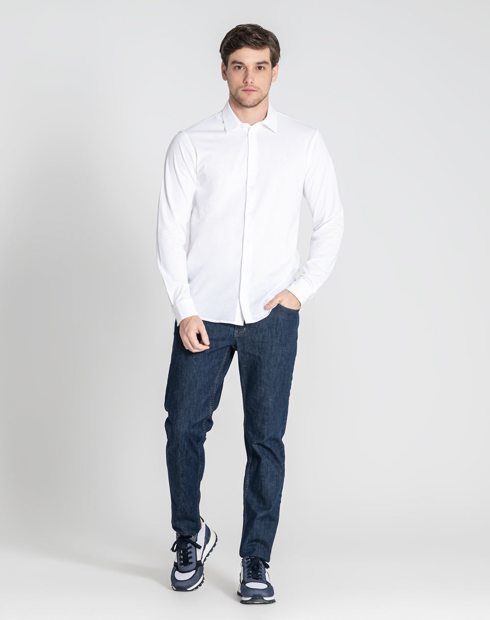 Camisa Nathaniel 100% algodão orgânico Branco-2