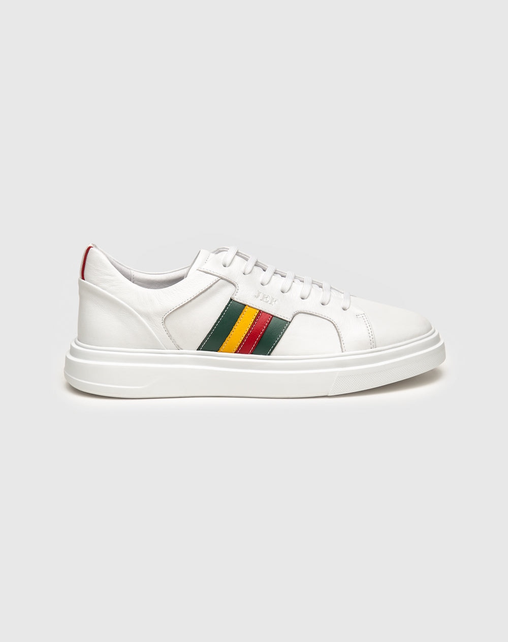 Sapatilhas Jef em Pele Anilina Branco-1