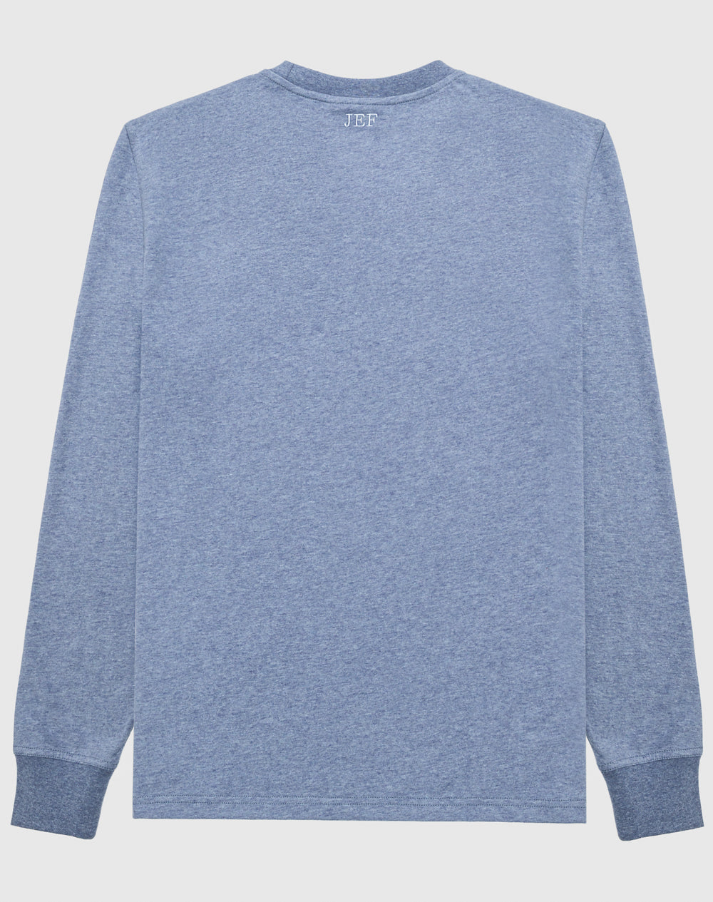 Camisola básica de fibras recicláveis Azul-claro-3