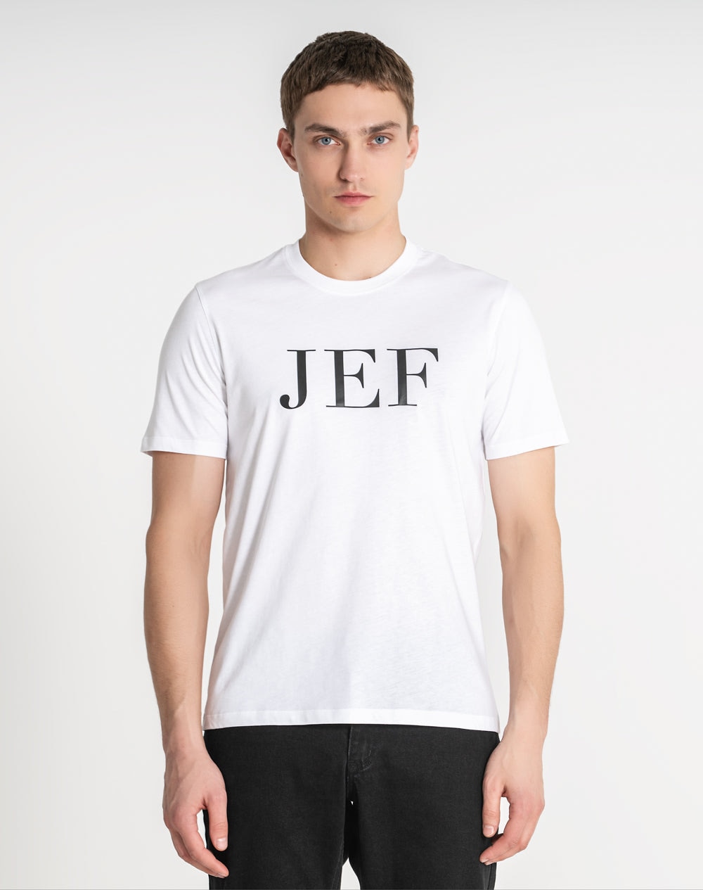 T-shirt JEF 100% algodão orgânico Branco-5