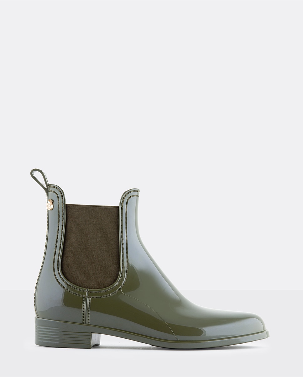 Imagem 0 de Botins de borracha verdes femininos de chuva COMFY 42
