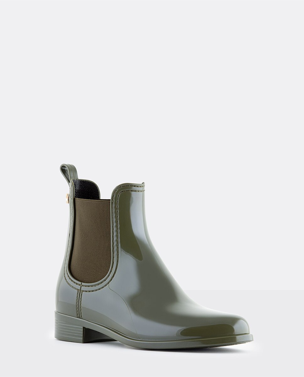 Botins de borracha verdes femininos de chuva COMFY 42 Verde-2