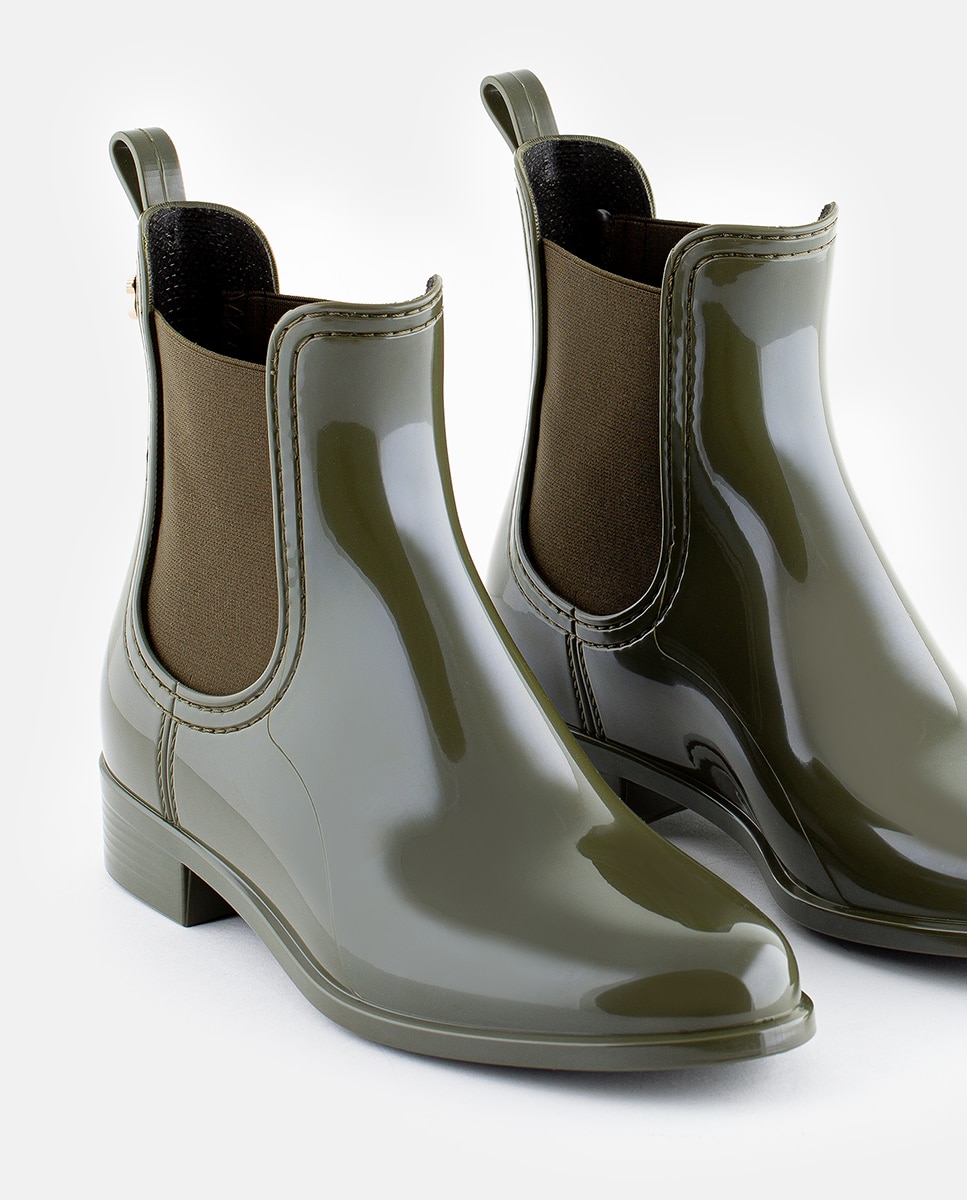 Botins de borracha verdes femininos de chuva COMFY 42 Verde-5