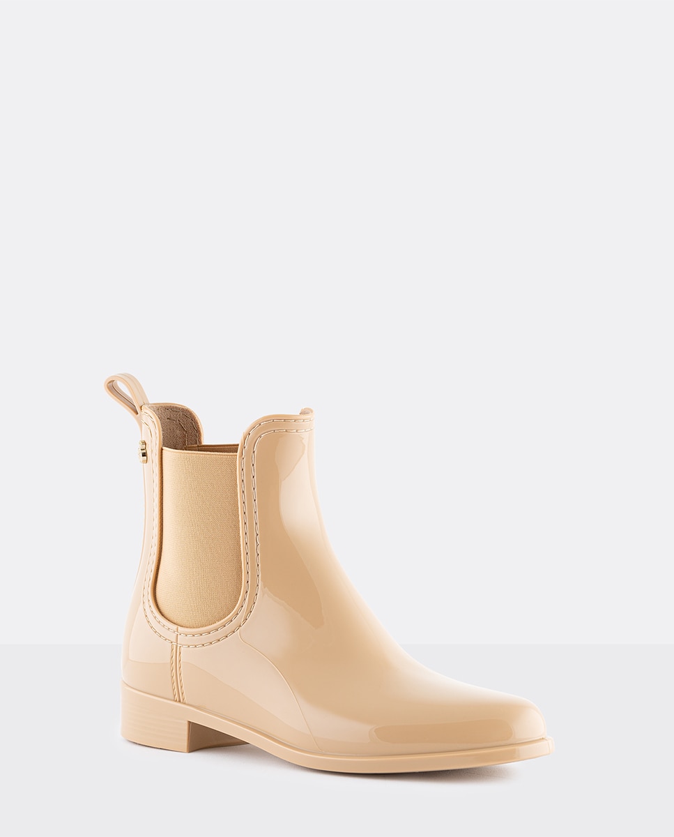 Botins Chelsea de Mulher Vegan COMFY 44 em Bege Bege-2