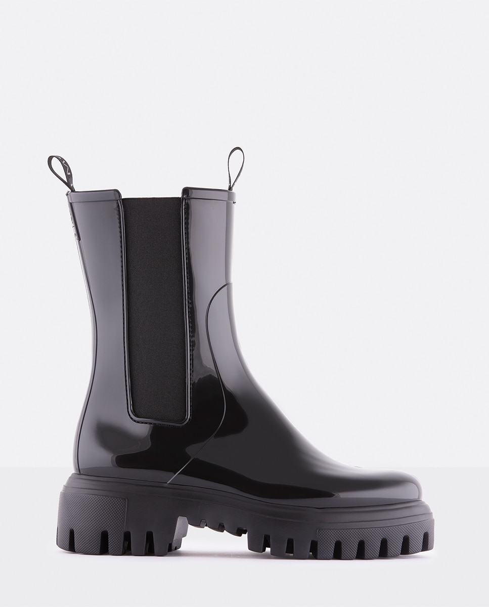 Imagem 0 de Botas de Cano Médio Vegan CITY em Preto