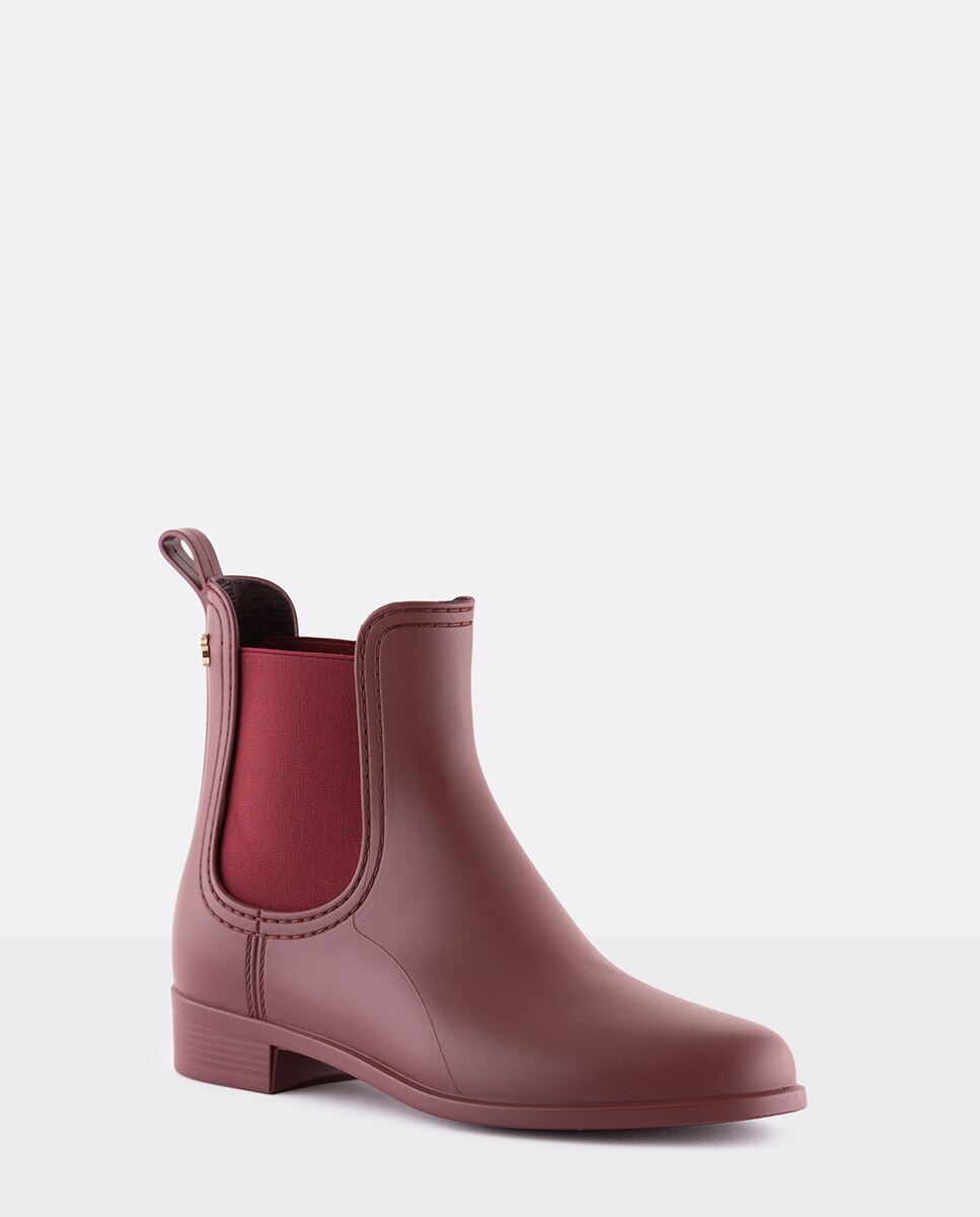 Botas Chelsea Bordeaux Mate Femininos de Chuva Lemon Jelly Splash 26 Bordeaux-2