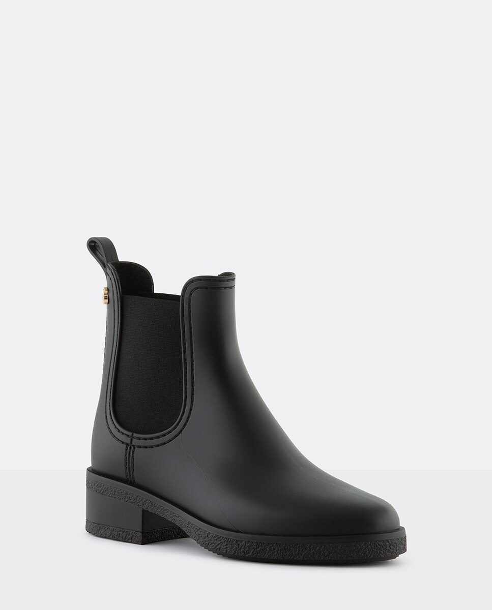 Botins de Senhora com saldo Vegan Preto Mate de Chuva Lemon Jelly AVA 100 Preto-2