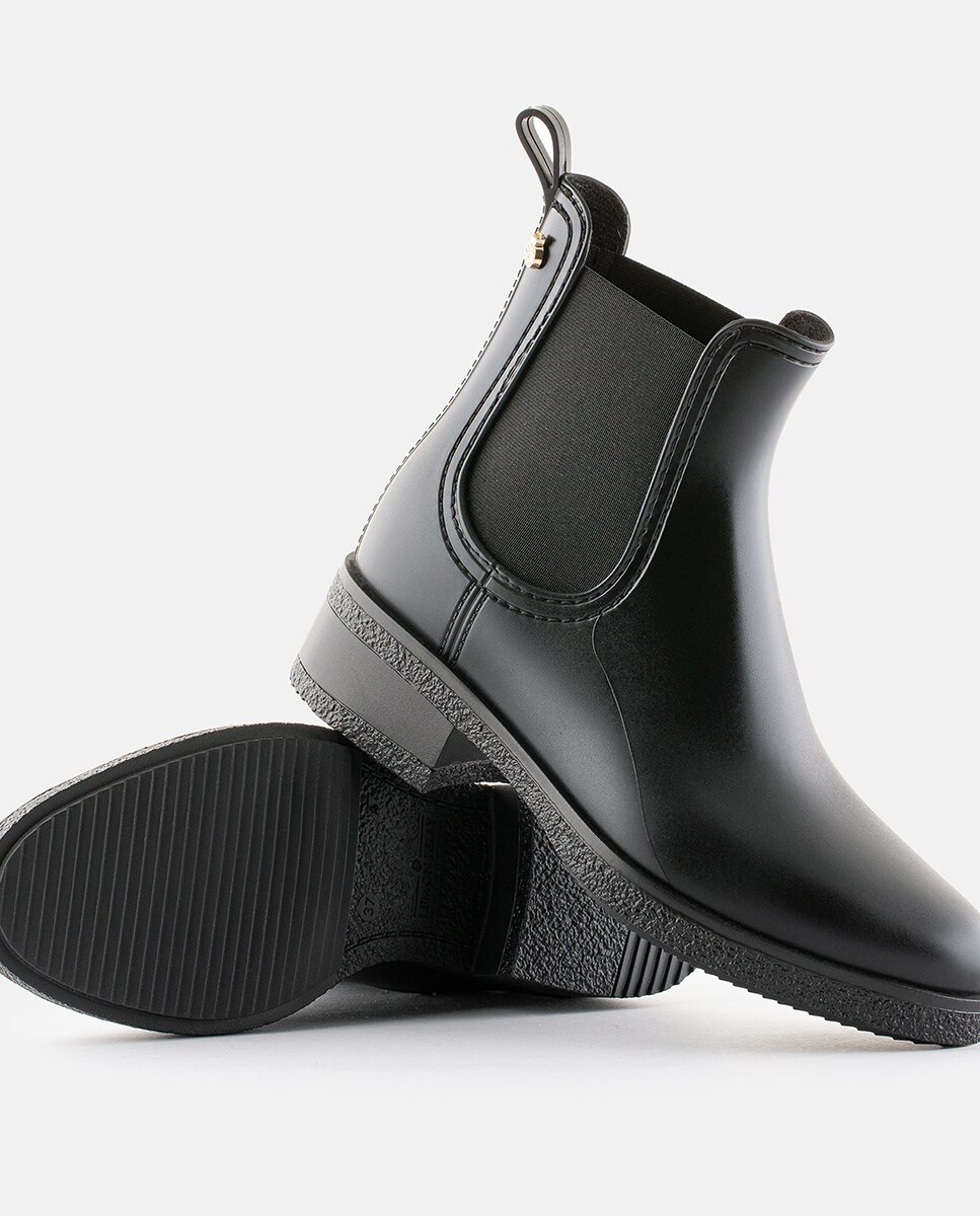 Botins de Senhora com saldo Vegan Preto Mate de Chuva Lemon Jelly AVA 100 Preto-5