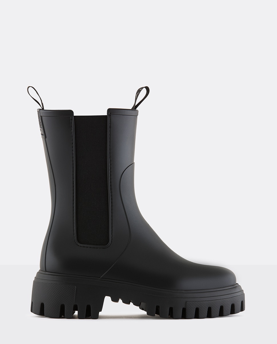 Imagem 0 de Galochas senhora super leves preto mate com cano médio Lemon Jelly Cora 05