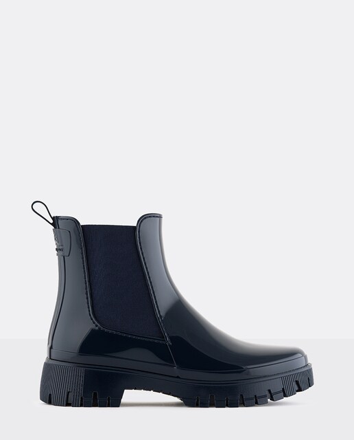 Imagem 0 de Botins Chelsea de Chuva Vegan PEACHY em Azul