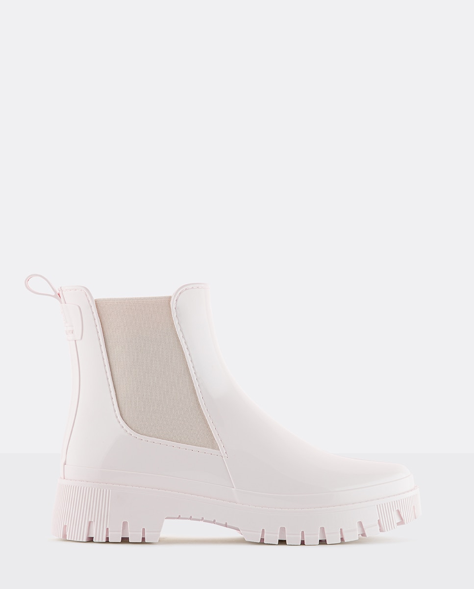 Imagem 0 de Botins Chelsea de Chuva Vegan PEACHY 05 em Branco