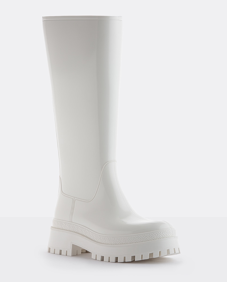 Botas de Inverno cano alto brancas vegan Lemon Jelly Artemis 02 Branco-2