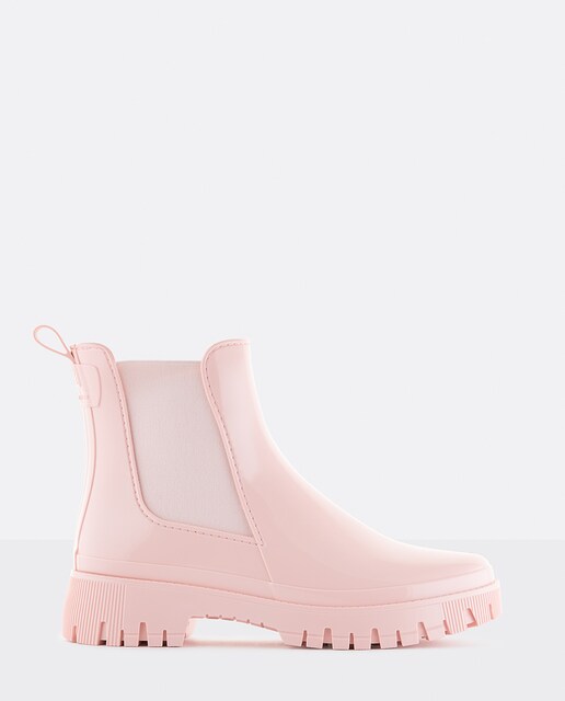 Imagem 0 de Botins Chelsea de Chuva Vegan PEACHY 10 em Rosa