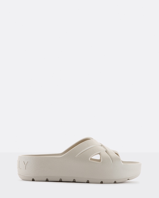 Imagem 0 de Chinelo Plataforma Beges Vegan MOONY 03