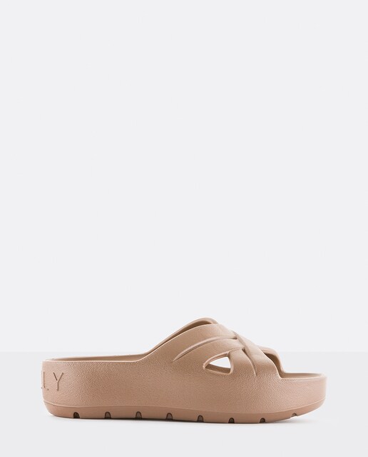 Imagem 0 de Chinelo Plataforma Castanho Vegan MOONY 04